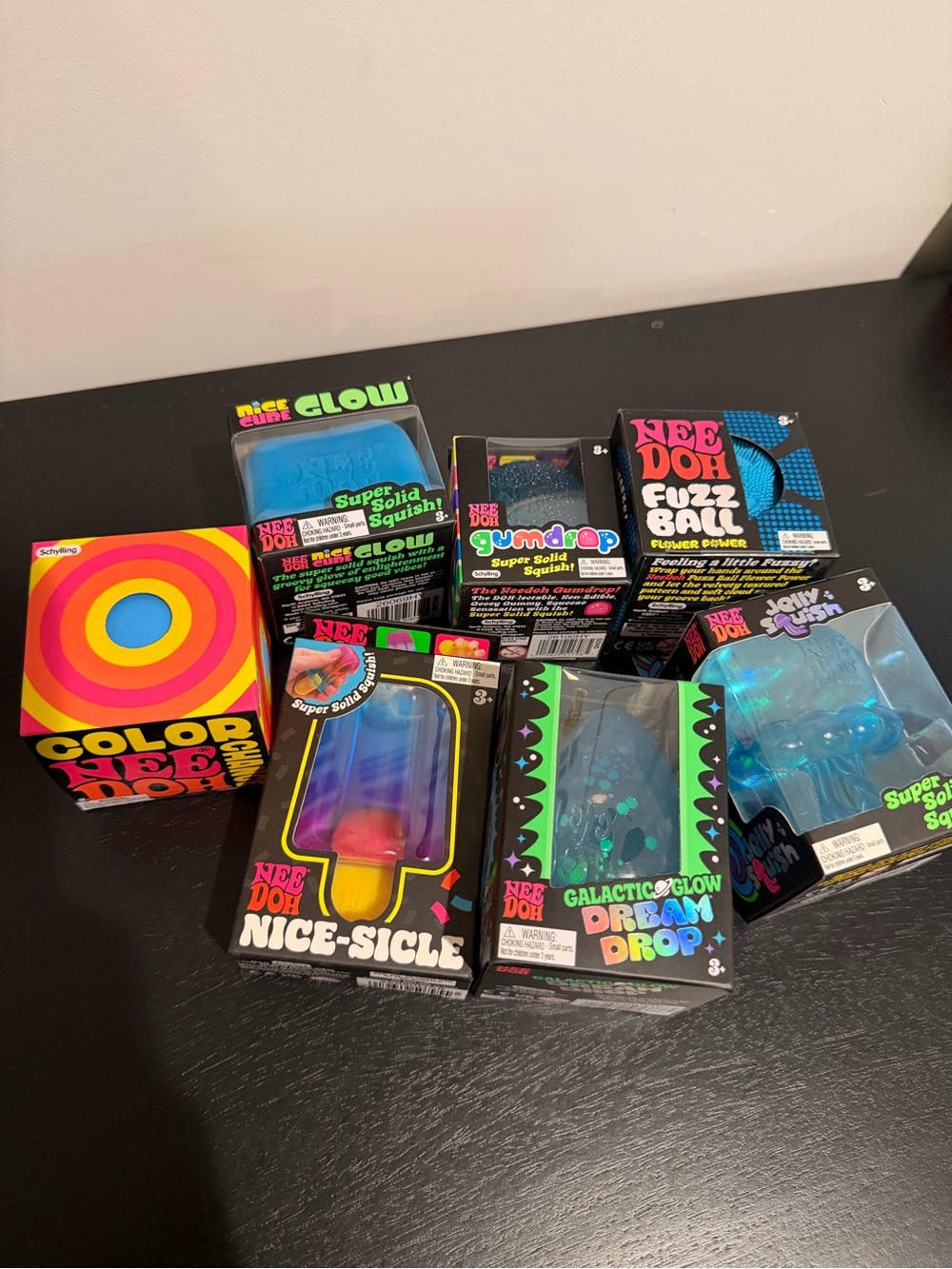 Needoh blue set color change nice sicle galactic dream drop jelly squish fuzz +